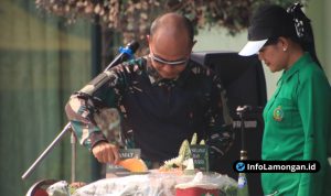 Foto : Dokumentasi Dandim 0812Lamongan pimpin tasyakuran kenaikan pangkat 87 prajurit