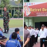 Foto : Retret Bela Negara bagi puluhan guru ASN di halaman Makodim 0812 Lamongan.